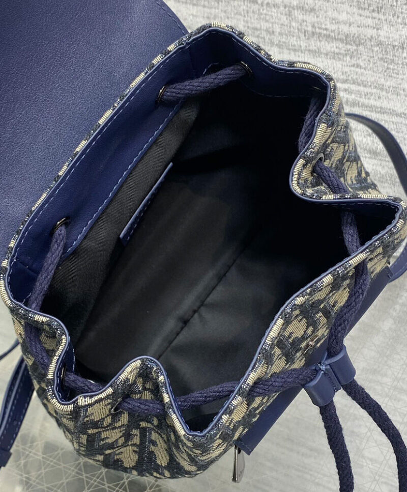 Christian Dior Kids' Backpack Dark Blue